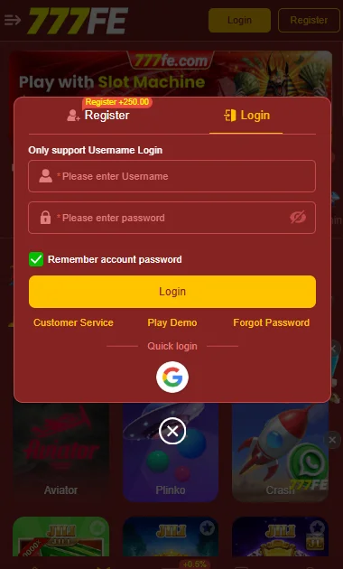 777fe login